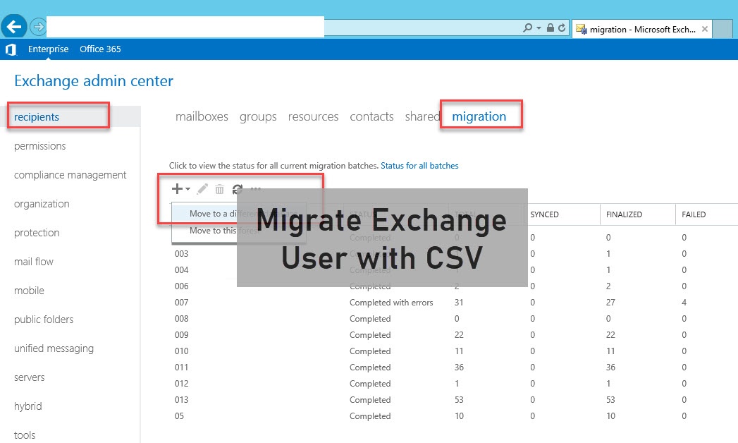 Tech New_How to migrate exchange user mailbox